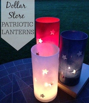 DIY Patriotic Lanterns