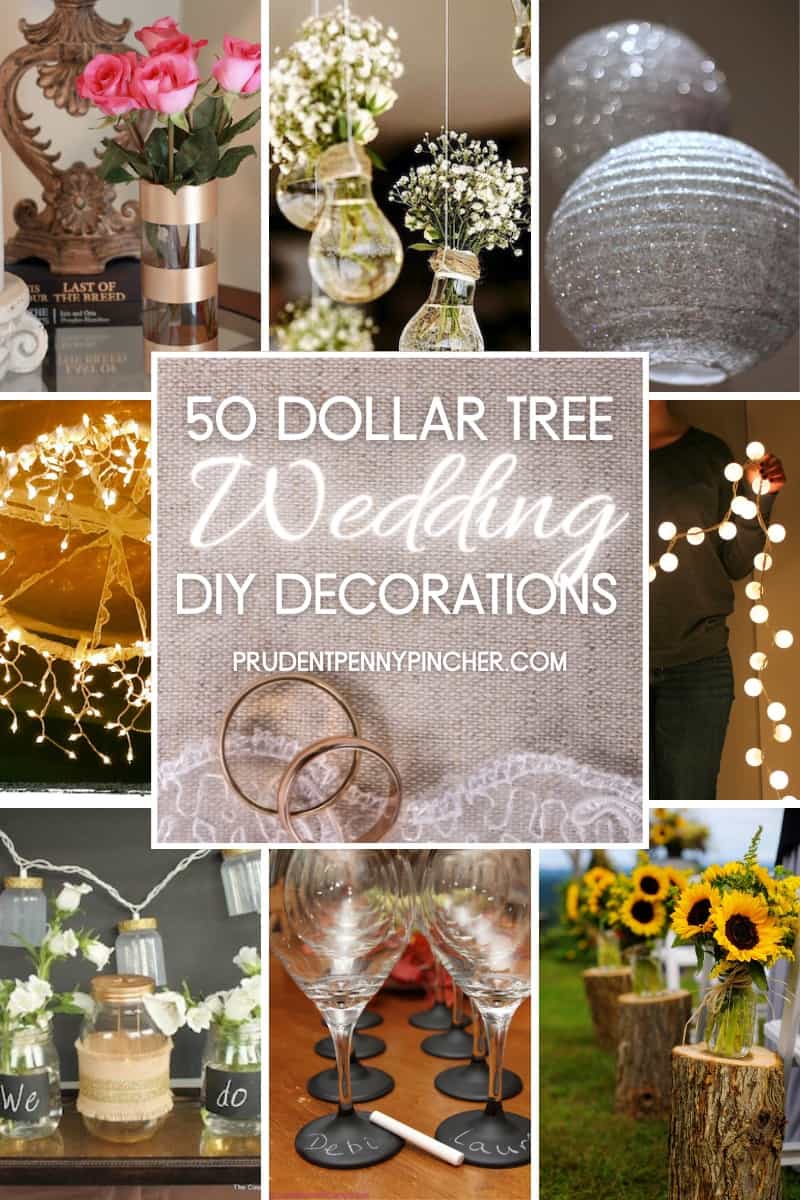 38 DIY Dollar Store Wedding Decor Ideas