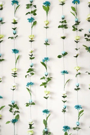 flower wall backdrop