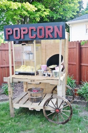 DIY Popcorn Stand