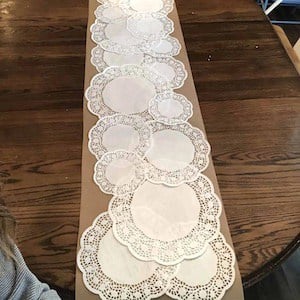 dollar store table runner