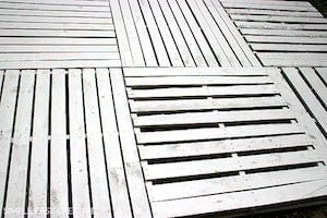 wood pallet deck project