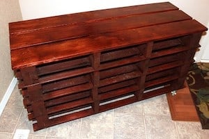 Entryway Wooden Bench