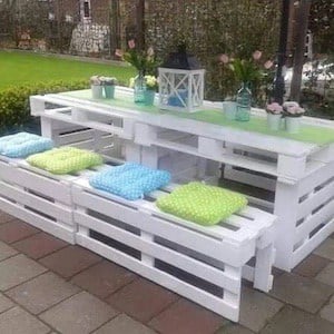 White Outdoor Seating