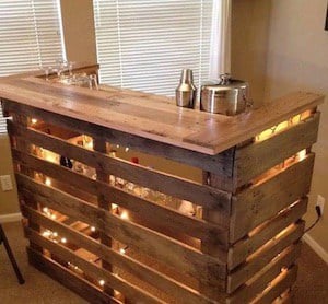 Indoor Pallet Bar