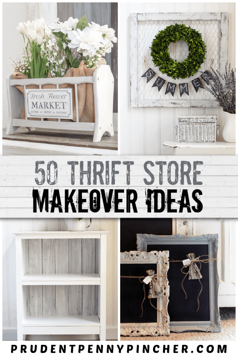 50 DIY Thrift Store Makeovers Prudent Penny Pincher