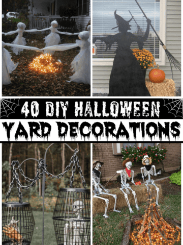 Halloween yard decor