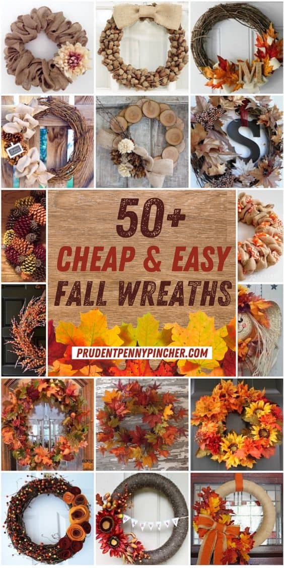 60 Wood DIY Fall Decor Ideas - Prudent Penny Pincher