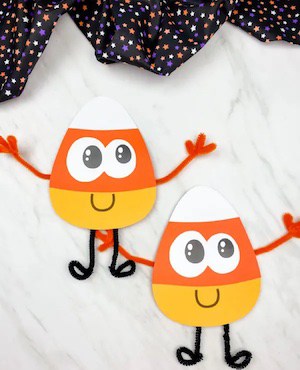halloween candy corn craft for kids