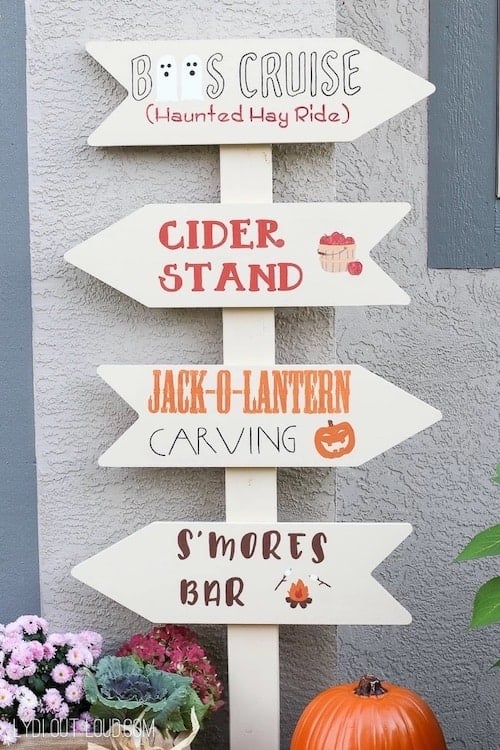 DIY Autumn Festival Sign