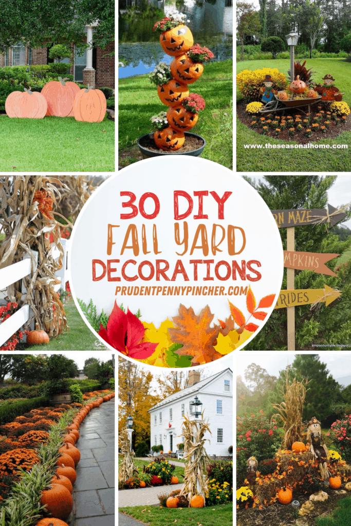 30 DIY Fall Yard Decor Ideas Prudent Penny Pincher