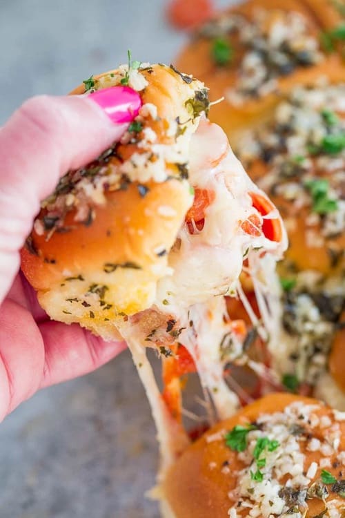 Pepperoni Pizza Sliders