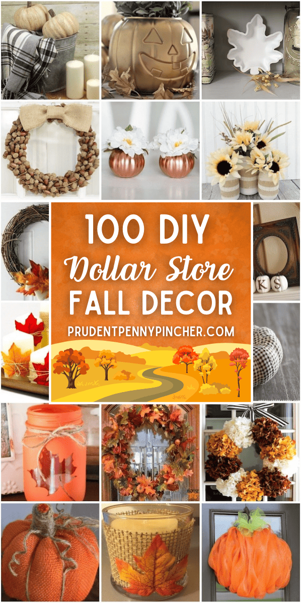 100 Dollar Tree Fall Decor Ideas for 2023 - Prudent Penny Pincher