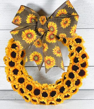 sunflower wreath