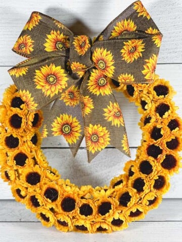 sunflower wreath