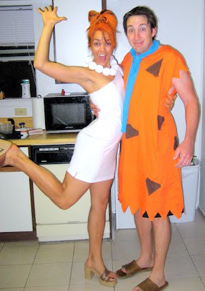 Easy Fred and Wilma Couples Halloween Costumes