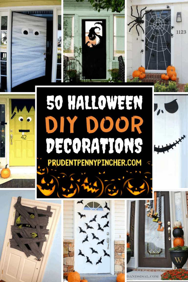 50 DIY Halloween Door Decorations - Prudent Penny Pincher