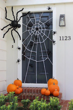 Halloween Spider Web Porch Decoration