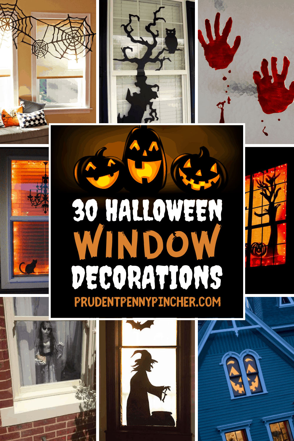 50 Christmas Window Decorations - Prudent Penny Pincher