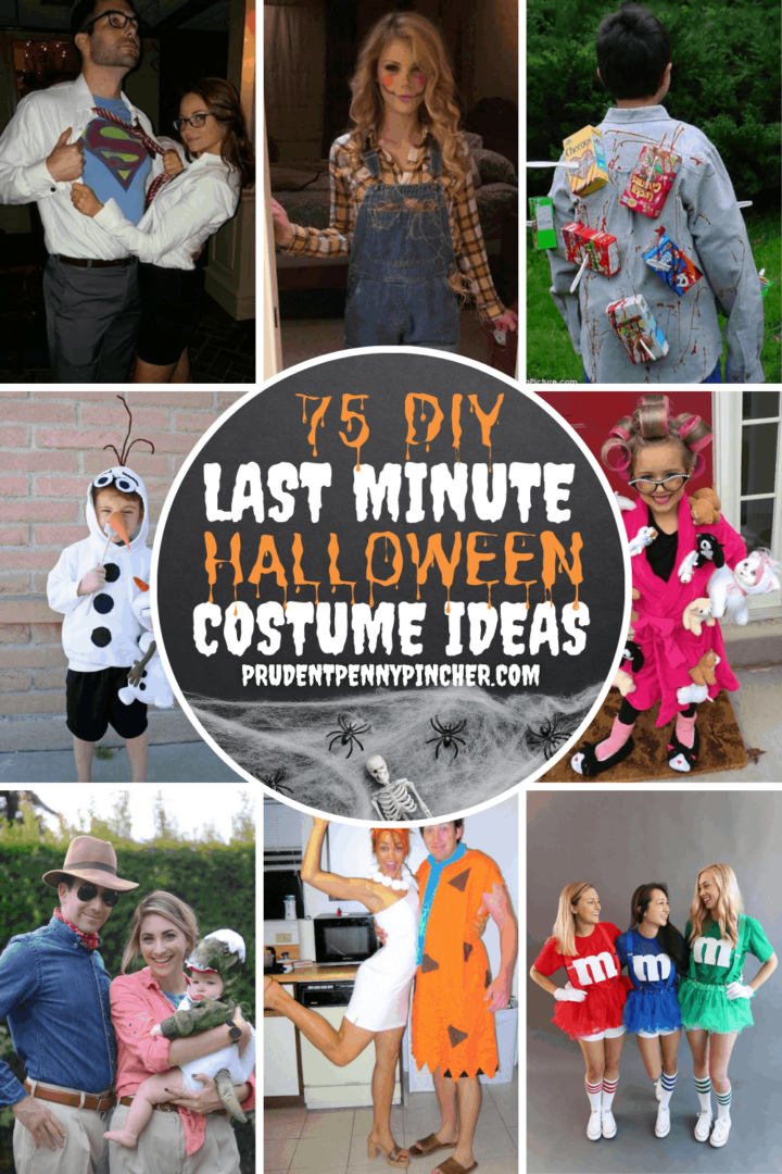 75 Last Minute DIY Halloween Costumes Prudent Penny Pincher