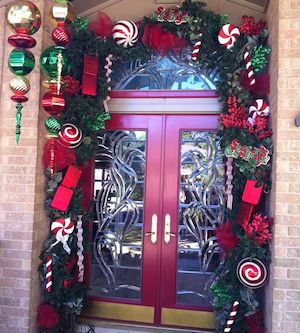 christmas door decoration