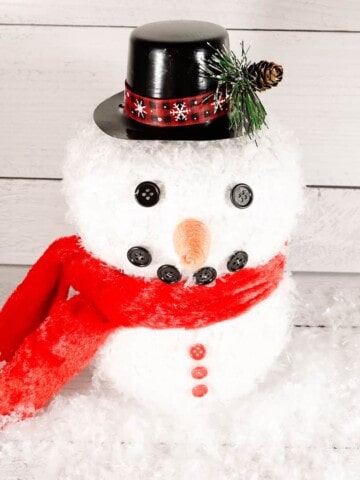 dollar tree snowman