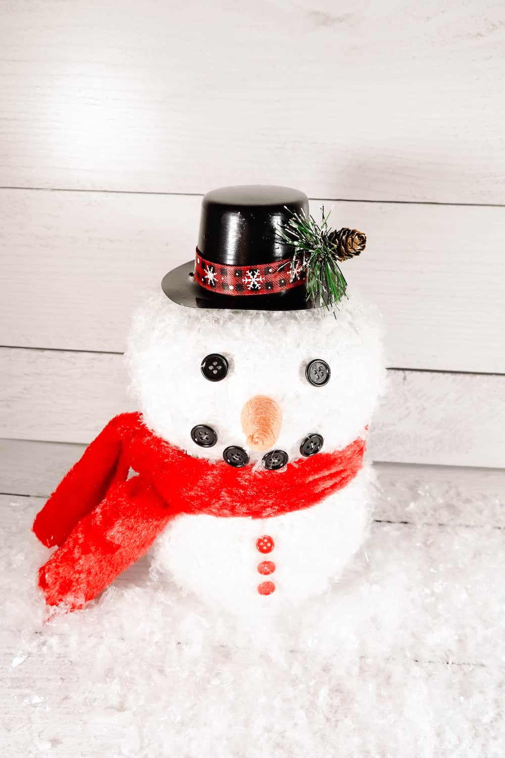 DIY snowman decoration 