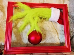 grinch picture frame