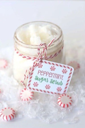 peppermint sugar scrub