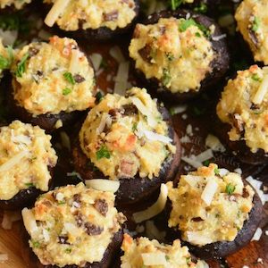 stuffed mushrooms