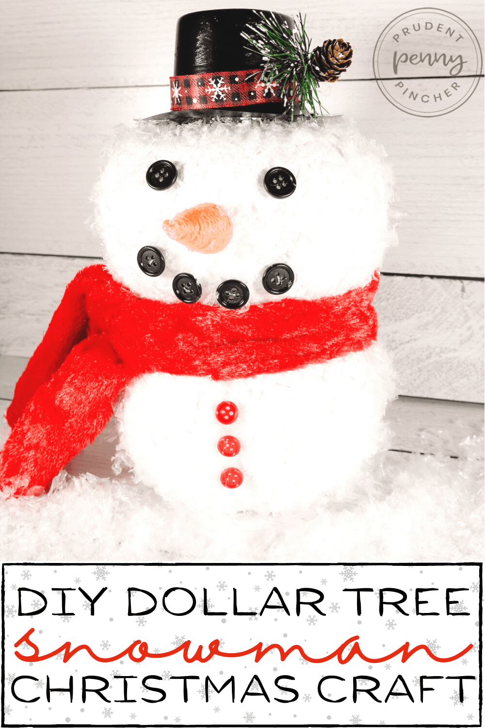 dollar tree snowman christmas craft