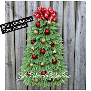 Christmas tree wreath