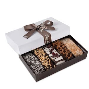 Chocolate Biscotti Christmas Gift Basket for mom