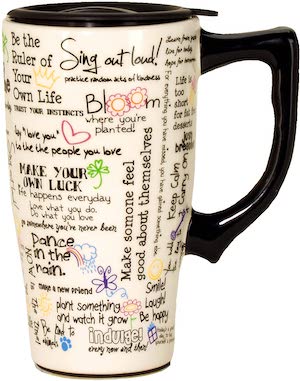 travel mug Christmas gift for mom 