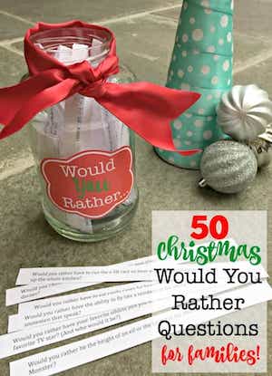 would you rather christmas party game