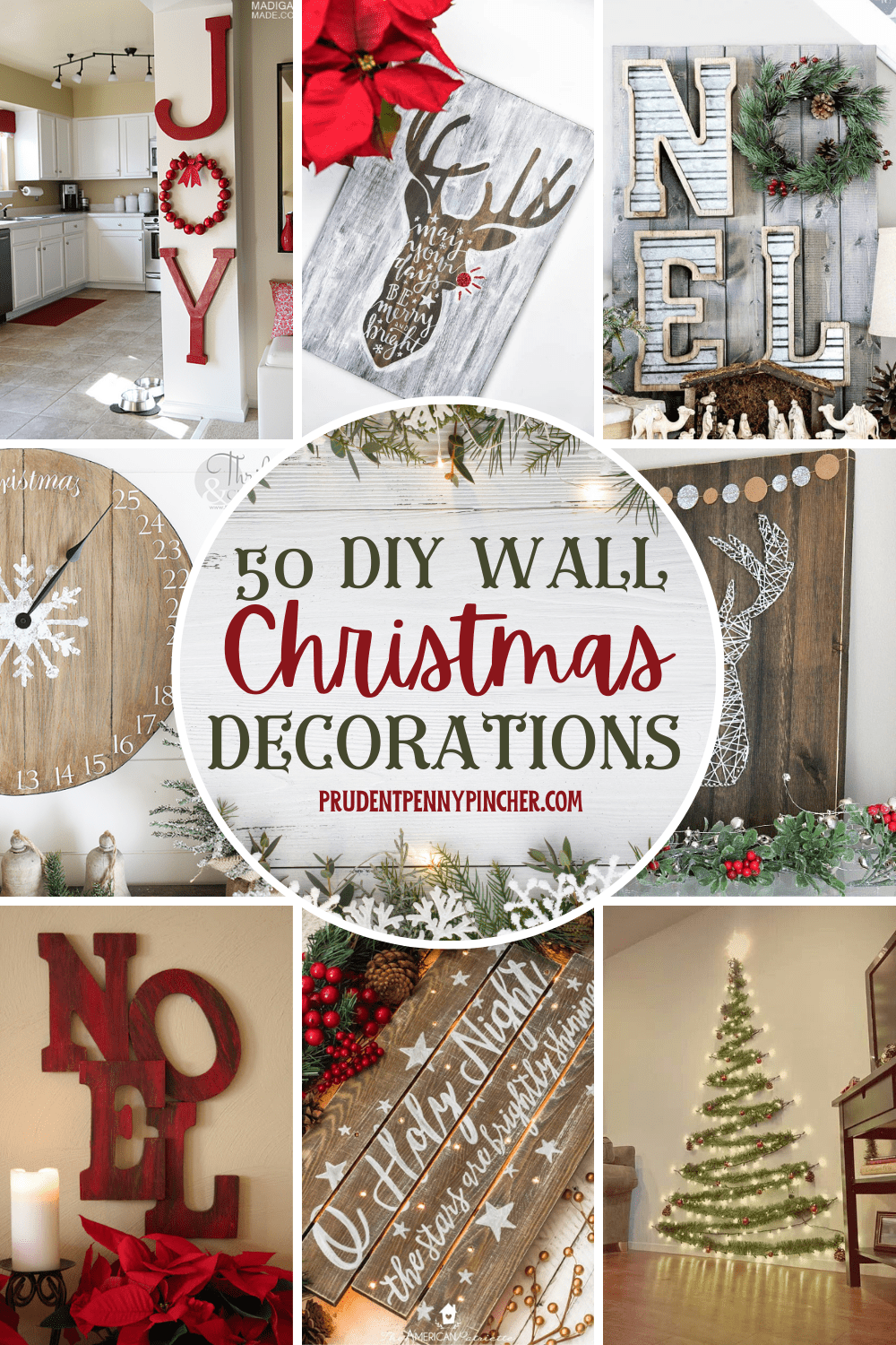 50 Diy Christmas Wall Decor Ideas