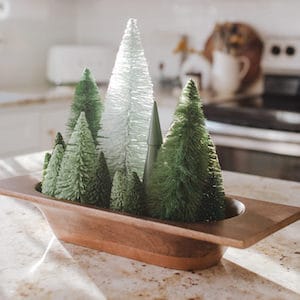 mini Christmas tree collection for the kitchen