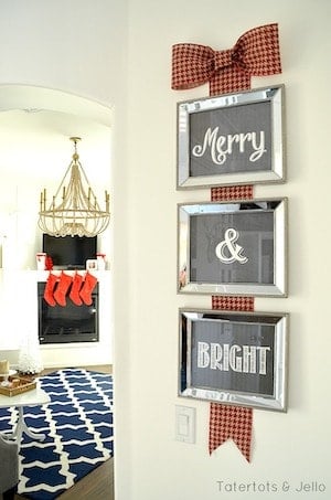 Merry and Bright Wall Hanger