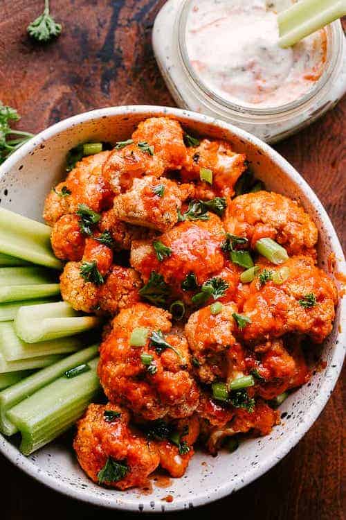 buffalo cauliflower bites