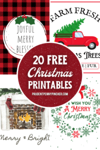 100 Free Christmas Printables for Adults and Kids - Prudent Penny Pincher