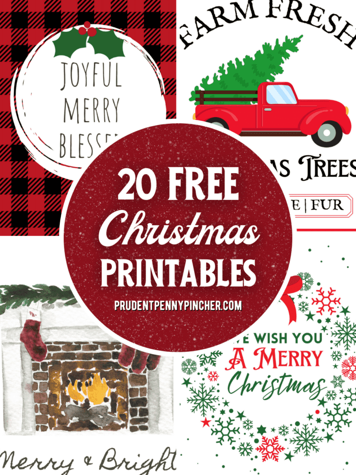 Free Printable Christmas Tags - Prudent Penny Pincher