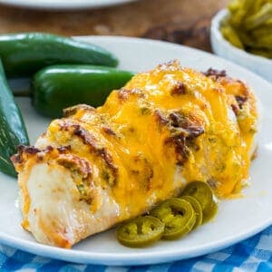 keto Air Fryer Jalapeno Popper Hasselback Chicken