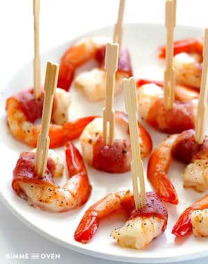 Easy Prosciutto Wrapped Shrimp