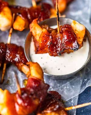 bacon wrapped shrimp