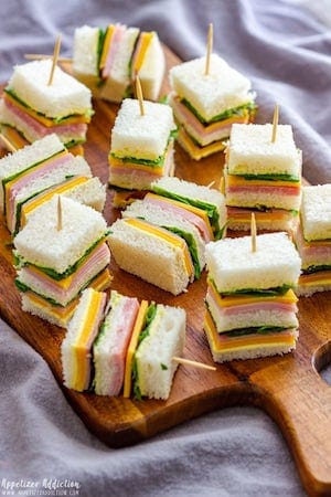 mini sandwich appetizer for New Years