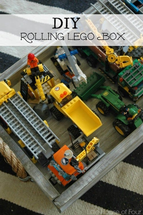 Rolling Lego Storage Box