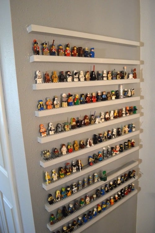 Lego Minifigure Storage Shelves
