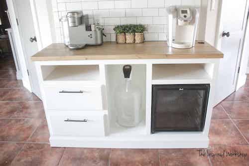 diy coffee cabinet 