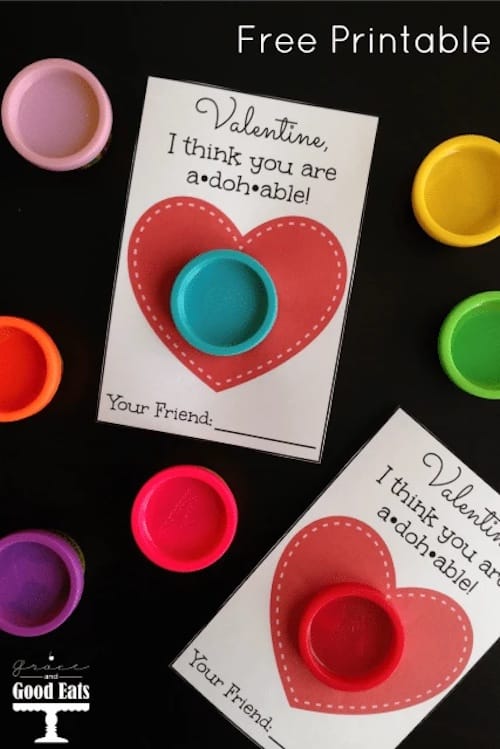 Free valentines printable gift for kids