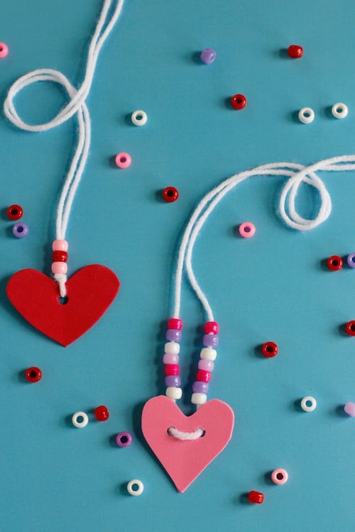 Valentines Day Heart Friendship necklace 